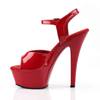 Pleaser - KISS209 Sandale à bride à la cheville - Rouge Product image